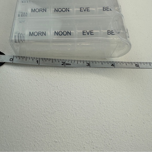 Medication Organizer with 4 daily times Pop-Up Weekly Pill Medicine - Picture 5 of 7